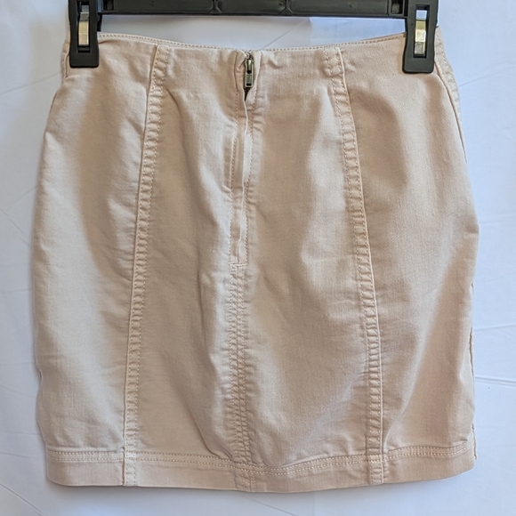 Free People Tan Mini Skirt - Picture 5 of 7